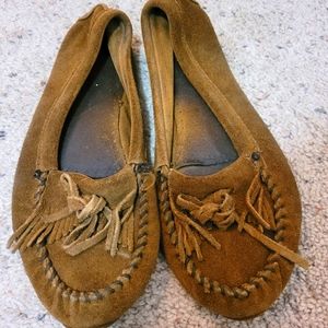 Real Suede Minnetonka Moccasins